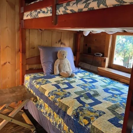 Magical Log Cabin, Streams in Private Yard, 4 Bedrooms, Pet Friendly, WiFi