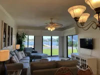 Ground floor condo with walk out access to docks, fishing piers and pool