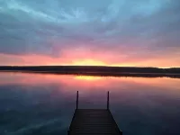 Bishop Lake Three Bedroom Cabin Hotels in Forest County