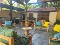Spacious Palapa half a block of waterfront.