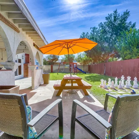 Orange Home with 2 King Bedrooms - Fun Patio Area