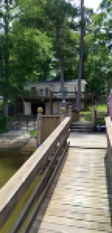 Lake front cottage with dock