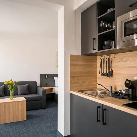 Apartments an der Kö Отели рядом с достопримечательностью «Рейнская набережная»