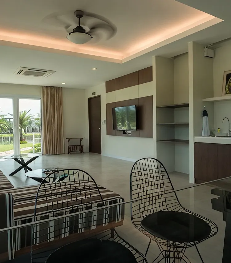 ปาร์ตี้วิลล่าวิวสวน 2 ห้องนอน