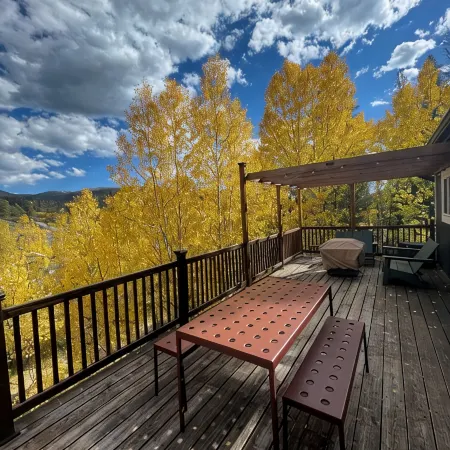 Aspen Glow Cabin - a charming 2-bedroom cabin with mountain views & wood stove Отели в г. Бейли