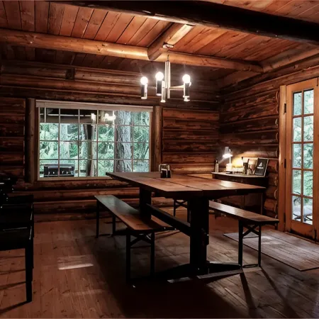 Camp Neary - epic hand built log cabin