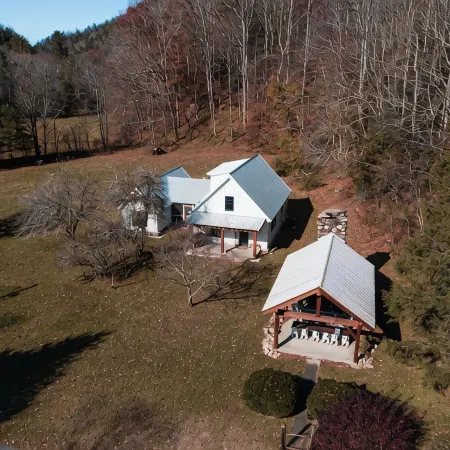 The Dogtrot in Dennis Cove - Creekside Cabin w/ Sauna, Hot Tub & at Trail Access