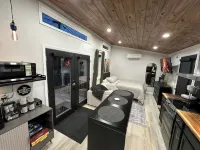 Layla Haus – Marion Tiny Home Fenced Yard Fire Pit