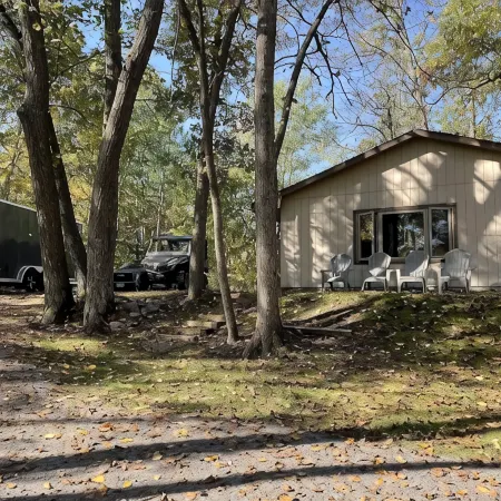 Emily Channel Cabin on the water with ATV trail access from your doorstep!