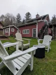 Sunny Alpine Suite • Walk to Lake • Private Deck •  Yard and Gardens w/Fire Pit