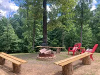 Secluded Cabin on 70 acres private land, ping pong table, Red River Gorge, KY - Hytter