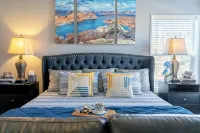 Big House w Custom Murals/2 Kings/Fun Backyard w Games/Grill/Dogs OK/Boat Parkin - ห้องครัว