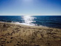 Good Hart Beach Cottage on 100' of Private Beach on Lake Michigan - 4-Star