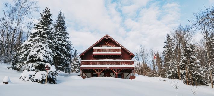Charming ski chalet nestled in Vermont's Northeast Kingdom Hotels in Caledonia County