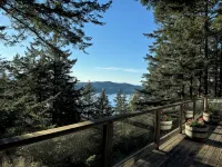 Paradise in Forest setting w/ Ocean views, hot tub, close to town & Hiking -  Privatzimmer