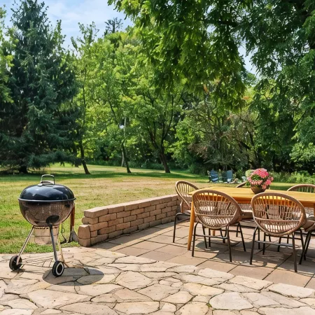 Game Room, Yard Games, and Bunks by Wisconsin River