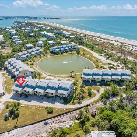 Little Gasparilla Island - Gulf view, golf cart, ferry, pool, boat dock, parking
