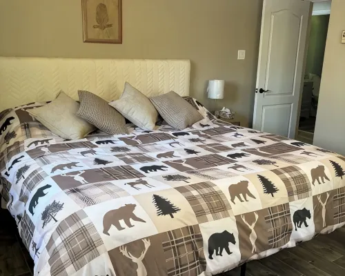 Noah’s private three bedroom lakefront cottage. Hotele w: Clare