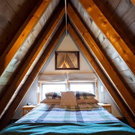 Cozy Chalet at Goat Sanctuary with Water Views