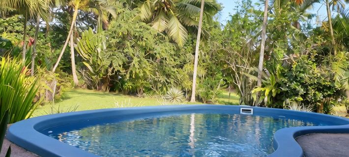 Absolute Beachfront Holiday Cottage with Private Saltwater Pool on Savusavu Bay Hotels in Vanua Levu