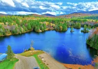 White Mountains - Cozy cabin by the lake with fire pit. - Hytter