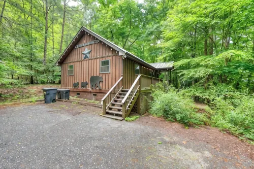 Creekside Cabin - Hot Tub, Firepit, Porch