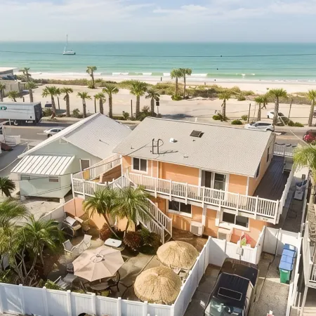 Spectacular Beach & Dolphin Views! Huge Private Balcony! 2BR/2BA Upstairs Villa