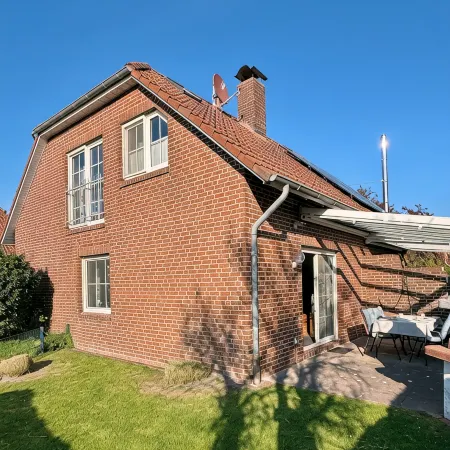 Vacation home in Neßmersiel, quiet cul-de-sac location, close to the dyke