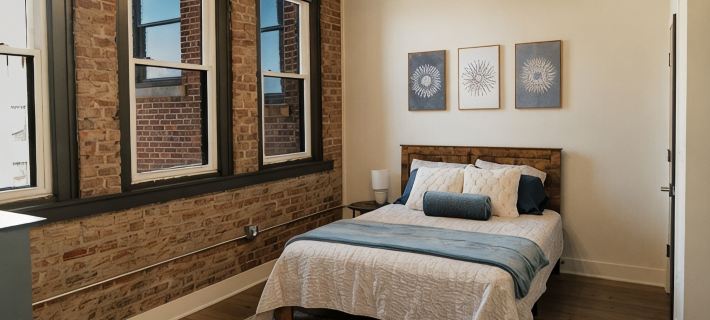 Modern Downtown Troy Loft• 2Br, Brick & Style Hotels in Miami County
