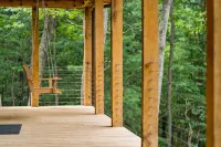 Private Cabin in the woods w/ firepit right next to Shenandoah River - Chalets