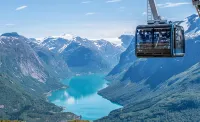Mountain & Fjord View Apartment | Private Garden & Hot Tub - parking