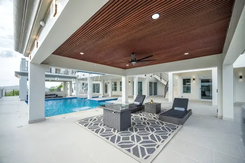 Brand New Luxury 8BR Villa on St. Thomas with Ocean Views, Waterfall Pool & More - 4-Star