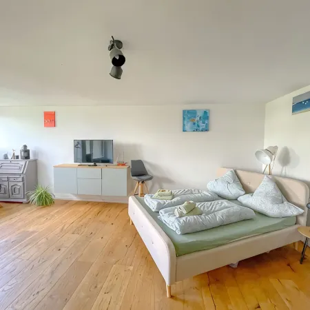 The last apartment before the Steinhuder Meer *sea view *WLAN *kitchen *south balcony