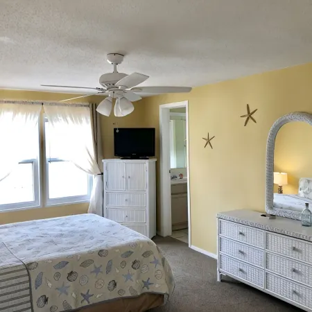 Skip the Car-Golf Cart to the Beach! 2 Bedroom Coastal Retreat!