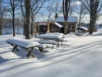 Historic pet friendly cabin with shooting range, and ATV trails on 80 acres.