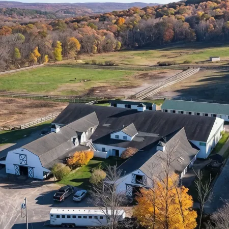 The George is an elegant restored home in the Hudson Valley