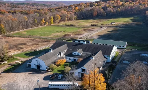 The George is an elegant restored home in the Hudson Valley