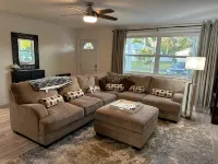 A cozy two bedroom beach house.