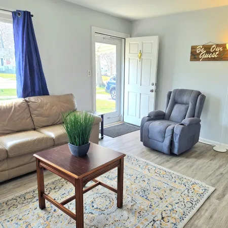 King Bed and 2 Full Baths, Fully Fenced Yard and Close to Highway