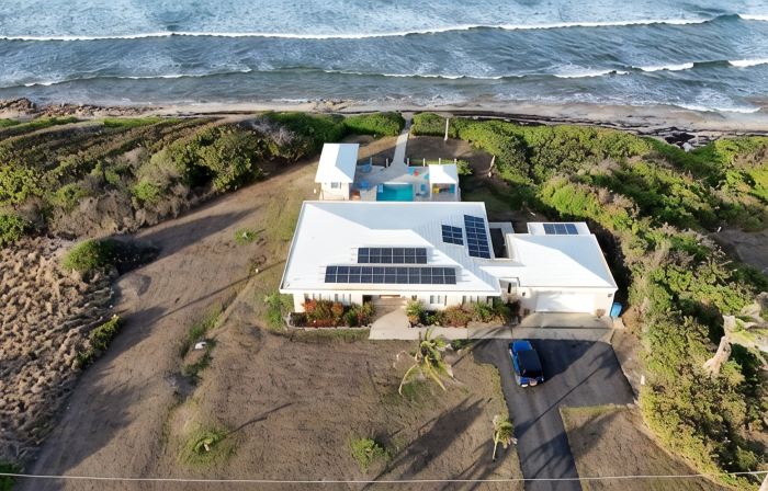 Wave Away!! A Gorgeous Beachfront Home with Private Pool!!