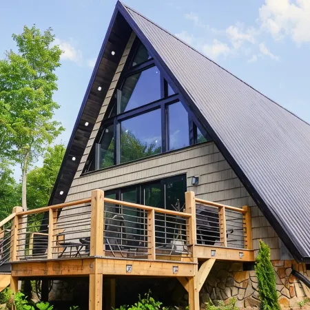 Exclusive Couples Getaway with Romantic Amenities, Private & Beautiful A-Frame