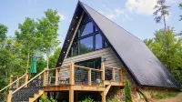 Exclusive Couples Getaway with Romantic Amenities, Private & Beautiful A-Frame - 4-Star