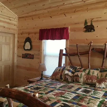 Cabin Sleeps 8 w/ 2 King Suites, Theater/Hot Tub/Pool Table, Small Dog Friendly!