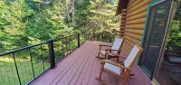 Spacious, family-sized, pet-friendly chalet style log home on Lake Chippewa. - Hytter