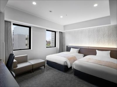 デラックスツインルーム(禁煙) ダイワロイネットホテル札幌中島公園の写真