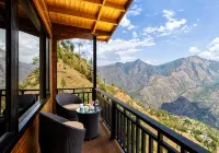Justa Cliffend Resort & Spa, Mashobra - vue sur la montagne