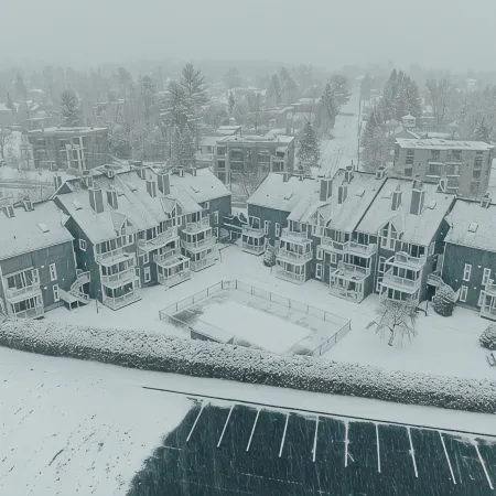 Luxurious condo in downtown Magog with wood fireplace and pool