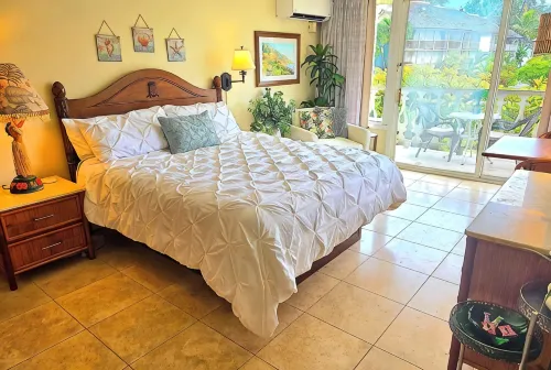 Ocean front studio condo w/views of pool, ocean & Sleeping Giant Mountain - 2 étoiles