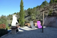 Large Provencal villa with panoramic view very close to Vallon Pont d 'Arc
