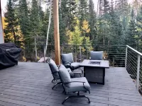Ski-access and view Chair 5 runs from cabin in Brian Head, UT